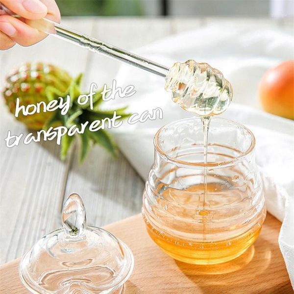 storage bottles & jars 245ml honey pot juice syrup transparent bottle jar with stirring rod and lid dispenser
storage bottles & jars 245ml honey pot juice syrup transparent bottle jar with stirring rod and lid dispenser