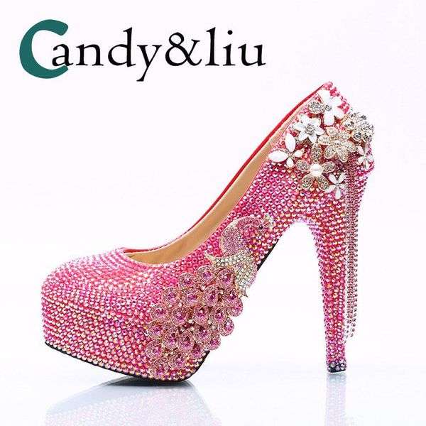 rose red crystal wedding shoes rhinestone phoenix and tassel women pumps handmade super high heels party banquet evening dress, Black
rose red crystal wedding shoes rhinestone phoenix and tassel women pumps handmade super high heels party banquet evening dress, Black