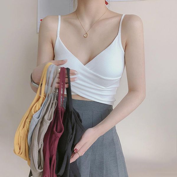 camisoles & tanks women crop tube seamless underwear female girls streetwear intimates lingerie padded bra bandeau, Black;white
camisoles & tanks women crop tube seamless underwear female girls streetwear intimates lingerie padded bra bandeau, Black;white