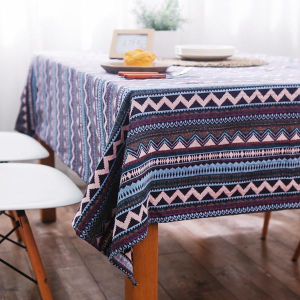 table cloth bohemian style rectangle tablecloth cotton linen stripe for dinner party birthday holiday festival cover
table cloth bohemian style rectangle tablecloth cotton linen stripe for dinner party birthday holiday festival cover