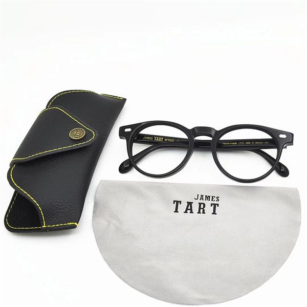 james tart 505 optical eyeglasses for retro style anti-blue light lens plate oval full frame with box, White;black
james tart 505 optical eyeglasses for retro style anti-blue light lens plate oval full frame with box, White;black