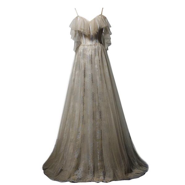 party dresses evening long spring 2021 ruffles v-neck backless a line spaghetti strap banquet prom, White;black
party dresses evening long spring 2021 ruffles v-neck backless a line spaghetti strap banquet prom, White;black