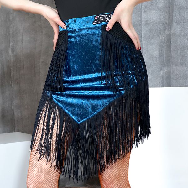 latin dance costumes blue velvet skirt women latin practice wearcha cha samba salsa dancing clothes fringed skirts vdb3082, Black;red
latin dance costumes blue velvet skirt women latin practice wearcha cha samba salsa dancing clothes fringed skirts vdb3082, Black;red