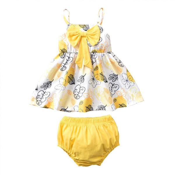 clothing sets baby girls two-piece clothes set yellow sleeveless boat neck and elastic waist shorts, White
clothing sets baby girls two-piece clothes set yellow sleeveless boat neck and elastic waist shorts, White