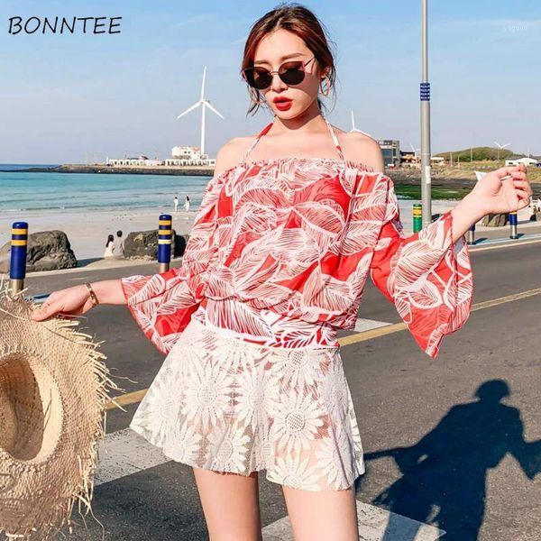 bikinis set womens summer three-piece smock plus size 2xl sunscreen floral printed mesh underwire beach swimwear safety women's, White;black
bikinis set womens summer three-piece smock plus size 2xl sunscreen floral printed mesh underwire beach swimwear safety women's, White;black