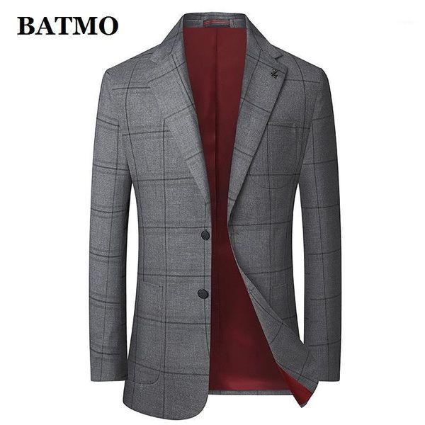 men's suits & blazers batmo 2021 arrival spring&summer thin casual plaid blazer men,men's grey jackets ,xz1986, White;black
men's suits & blazers batmo 2021 arrival spring&summer thin casual plaid blazer men,men's grey jackets ,xz1986, White;black