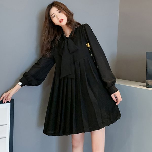2021 new large loose pleated temperament shirt skirt fat sister show thin cover meat chiffon dress bottom, Black;gray
2021 new large loose pleated temperament shirt skirt fat sister show thin cover meat chiffon dress bottom, Black;gray