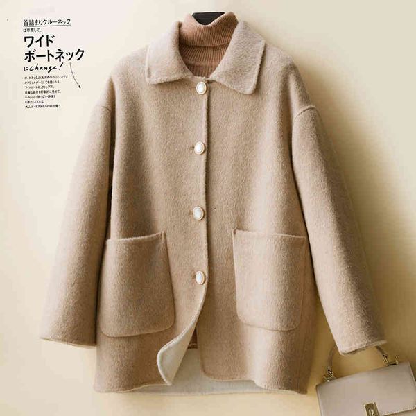 women's wool & blends 100% merino autumn winter thick jacket coats ladies the fashion cardigan warm overcoat women long sleeve nd2x, Black
women's wool & blends 100% merino autumn winter thick jacket coats ladies the fashion cardigan warm overcoat women long sleeve nd2x, Black