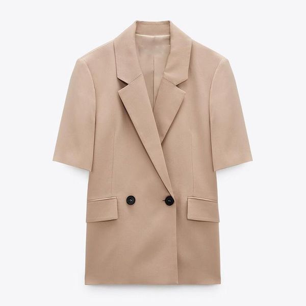 fashion notched khaki double breasted blazers women elegant short sleeve jackets women office lady pockets suits ladies, White;black
fashion notched khaki double breasted blazers women elegant short sleeve jackets women office lady pockets suits ladies, White;black