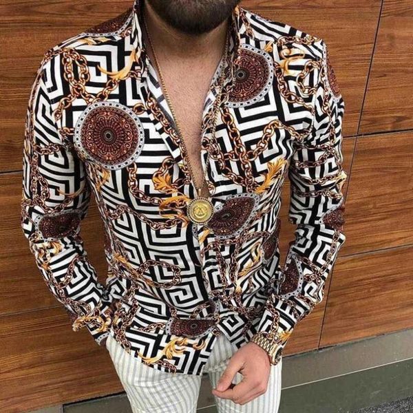 men's casual shirts fashion long sleeve for men streetwear style sping autumn printed t-shirt male loose fit green, White;black
men's casual shirts fashion long sleeve for men streetwear style sping autumn printed t-shirt male loose fit green, White;black