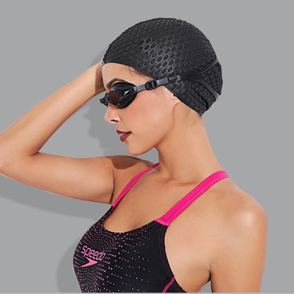 swimming caps cap hat water drop pattern waterproof silicone nontoxic men women girls boys sporty bathing cap(black)
swimming caps cap hat water drop pattern waterproof silicone nontoxic men women girls boys sporty bathing cap(black)