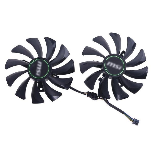 1 pair ha9010h12f-z 4pin cooler fan replacement for msi gtx 1060 1660ti rtx 2060 
1 pair ha9010h12f-z 4pin cooler fan replacement for msi gtx 1060 1660ti rtx 2060