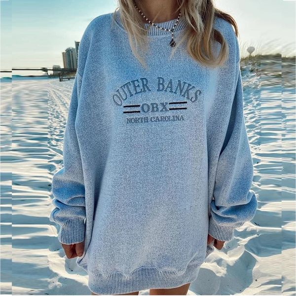 2021 blue letter printing sweatshirt women oversized pullover autumn design chic fashion streetwear teens vintage america style cyxg, Black
2021 blue letter printing sweatshirt women oversized pullover autumn design chic fashion streetwear teens vintage america style cyxg, Black