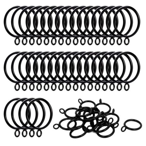 other home decor 40 pack 1.5 inch (38mm) inner diameter metal curtain rings drapery eyelet - black
other home decor 40 pack 1.5 inch (38mm) inner diameter metal curtain rings drapery eyelet - black