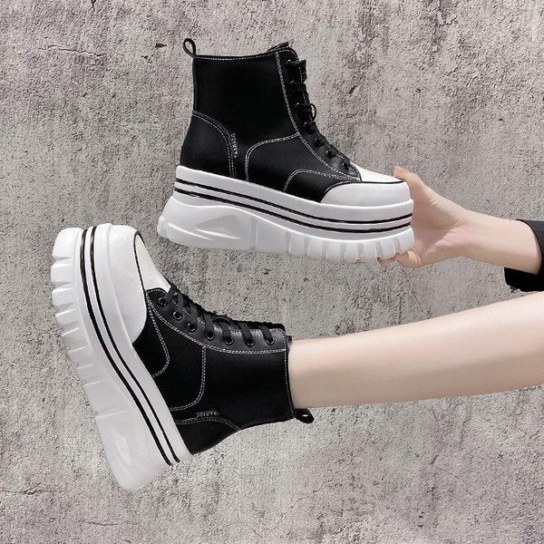 boots women ankle 2021 winter ulzzang fashion padded platform woman plush shoes basket female leather sneakers thick sole, Black
boots women ankle 2021 winter ulzzang fashion padded platform woman plush shoes basket female leather sneakers thick sole, Black