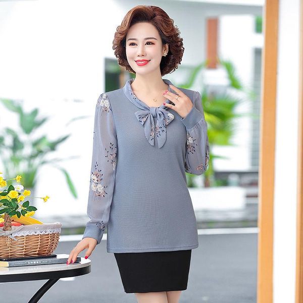 women's t-shirt chic printing chiffon splicing tee women fashion elegant full sleeve loose big size 5xl t shirt ladies 2021 mom spring, White
women's t-shirt chic printing chiffon splicing tee women fashion elegant full sleeve loose big size 5xl t shirt ladies 2021 mom spring, White