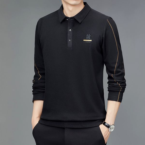 autumn and winter men's long sleeve lapel warm t-shirt double-sided veet solid color slim fit pullover bottomed shirt, White;black
autumn and winter men's long sleeve lapel warm t-shirt double-sided veet solid color slim fit pullover bottomed shirt, White;black