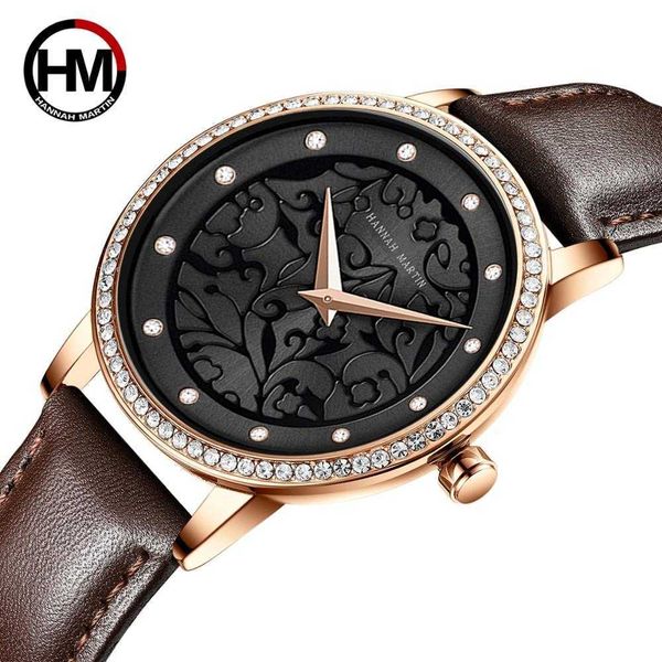 women watches leather wristwatch fashion 3d engraving japanese quartz waterproof ins luxury brand waterproof relogio feminio 210527, Slivery;brown
women watches leather wristwatch fashion 3d engraving japanese quartz waterproof ins luxury brand waterproof relogio feminio 210527, Slivery;brown