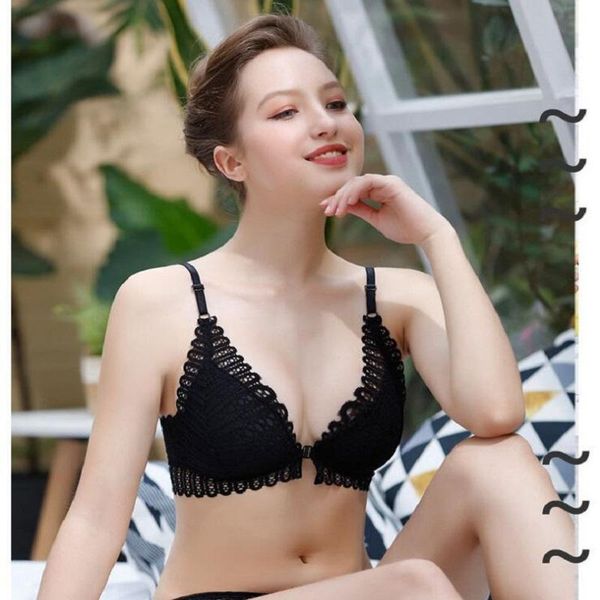 2021 new fashion lace wireless bras for women lingerie adjusted wire push up bra modis breathable backless bralette, Red;black
2021 new fashion lace wireless bras for women lingerie adjusted wire push up bra modis breathable backless bralette, Red;black