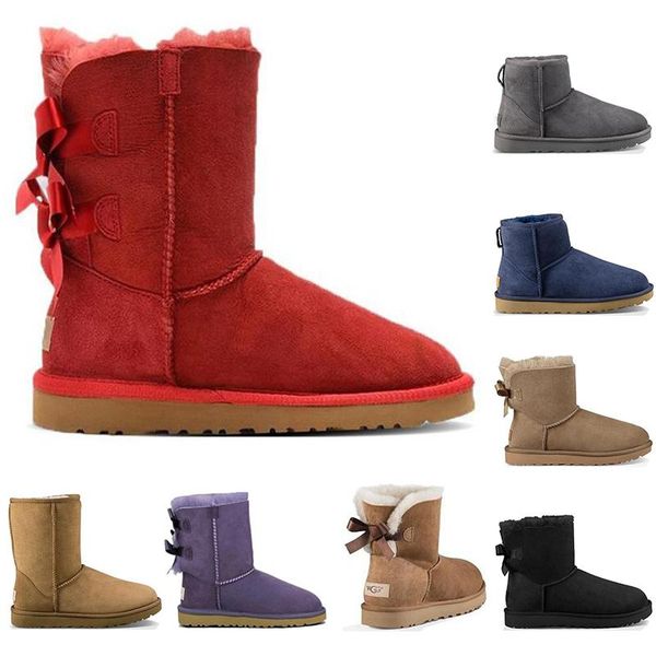 2021 classics winter snow boots for women and girls red black purple bow chestnut brown classic mini short booties woman casual boot shoes
2021 classics winter snow boots for women and girls red black purple bow chestnut brown classic mini short booties woman casual boot shoes