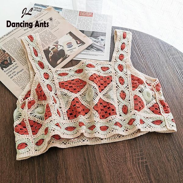 women's tanks & camis woman tank colorblock patchwork vest knitted square collar hollow out crop lovely sweet french chic tee, White
women's tanks & camis woman tank colorblock patchwork vest knitted square collar hollow out crop lovely sweet french chic tee, White