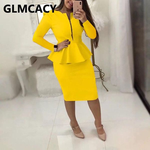 women's tracksuits women two piece ol dress suits long sleeve peplum & midi skirt set, Gray
women's tracksuits women two piece ol dress suits long sleeve peplum & midi skirt set, Gray