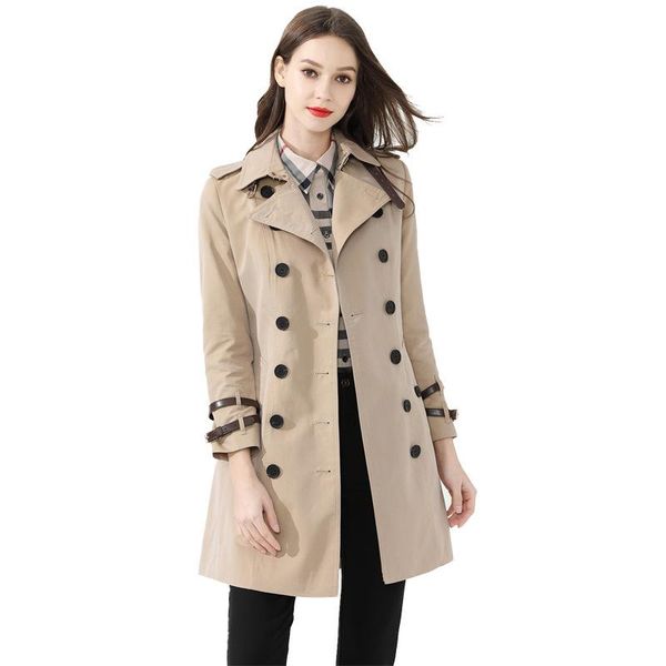 women's trench coats british double-breasted women long coat fashion fabric leather winter for manteau femme, Tan;black
women's trench coats british double-breasted women long coat fashion fabric leather winter for manteau femme, Tan;black