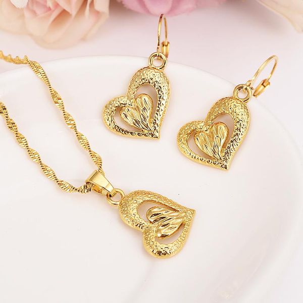 earrings & necklace gold dubai india heart flower drop dangle jewelry sets for women girls wedding bridaljewelry accessories gift, Silver
earrings & necklace gold dubai india heart flower drop dangle jewelry sets for women girls wedding bridaljewelry accessories gift, Silver