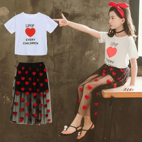 clothing sets girls clothes set heart shirts + skirts 2pcs girl summer fashion kids 6 8 10 12 13 14 year, White
clothing sets girls clothes set heart shirts + skirts 2pcs girl summer fashion kids 6 8 10 12 13 14 year, White