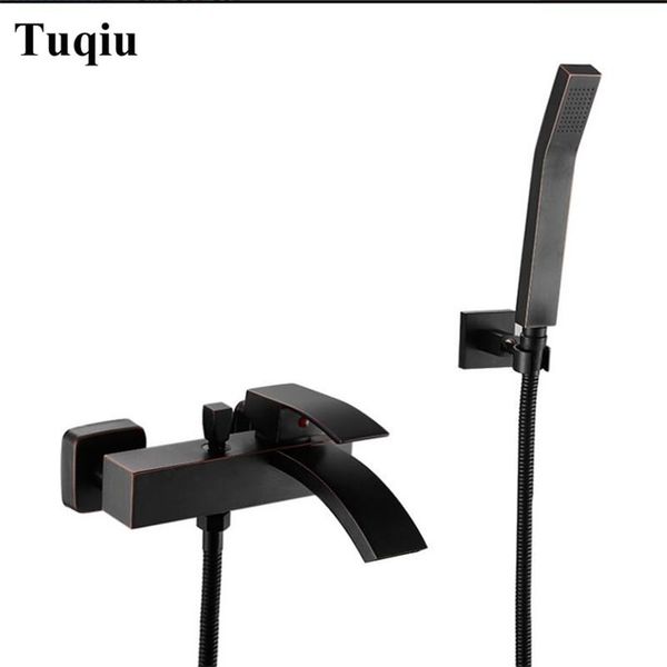 bathtub faucets wall mounted black oil brushed bathtub faucet with hand shower bathroom bath shower faucets torneiras
bathtub faucets wall mounted black oil brushed bathtub faucet with hand shower bathroom bath shower faucets torneiras