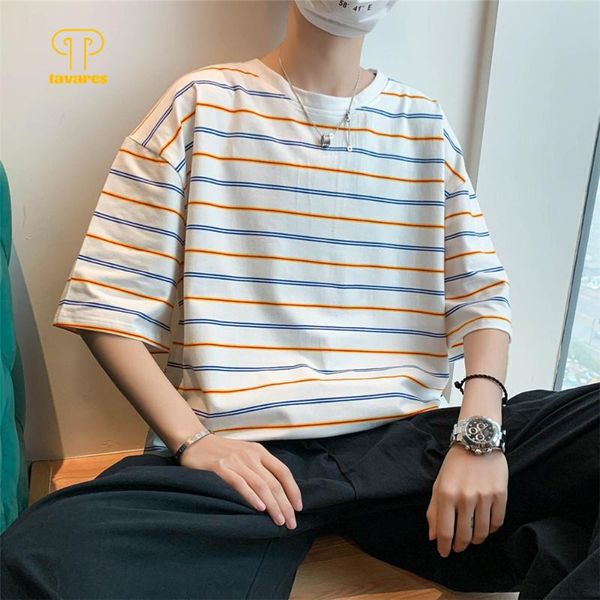 men's t-shirts tavares men short sleeve contrasting lines summer round neck casual cotton t-shirt breathable loose clothes yellow, White;black
men's t-shirts tavares men short sleeve contrasting lines summer round neck casual cotton t-shirt breathable loose clothes yellow, White;black