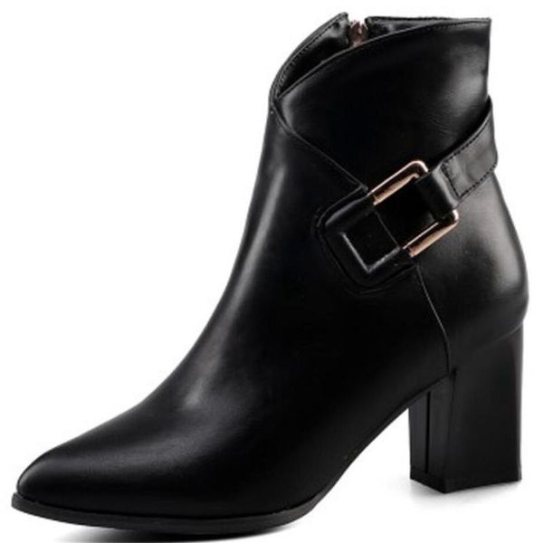 boots 34-42 plus size back belt ankle women high heels metal buckle winter booties shoes woman fashionable botte hiver femmes601, Black
boots 34-42 plus size back belt ankle women high heels metal buckle winter booties shoes woman fashionable botte hiver femmes601, Black