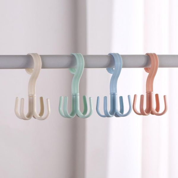 hooks & rails creative rotating four-claw hook multifunctional wardrobe bag storage nail-plastic tie hanger
hooks & rails creative rotating four-claw hook multifunctional wardrobe bag storage nail-plastic tie hanger