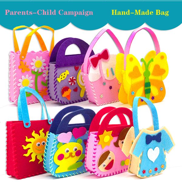 diy colorful non-woven handmade cloth bag kindergarten children sewing projects fabric kit early education kids toy as gift
diy colorful non-woven handmade cloth bag kindergarten children sewing projects fabric kit early education kids toy as gift