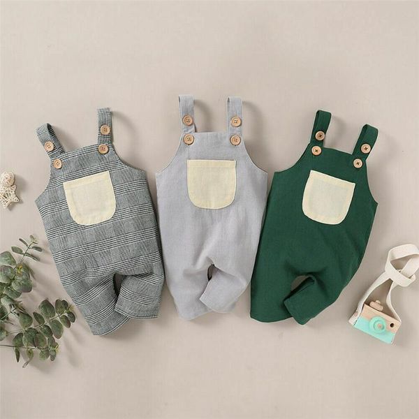 clothing sets babies suspender trousers cotton solid color/ plaid for boys and girls black/ grey/ dark green 0-18 months, White
clothing sets babies suspender trousers cotton solid color/ plaid for boys and girls black/ grey/ dark green 0-18 months, White