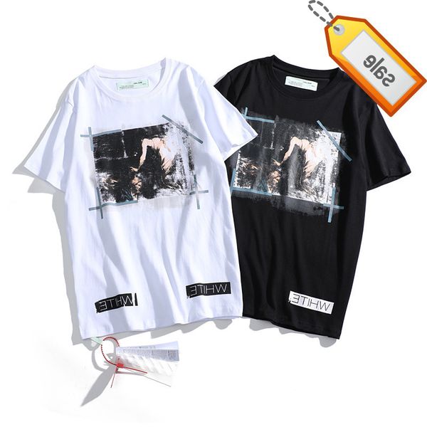 chao brand ow short sleeve off religious t-shirt summer men's casual, White;black
chao brand ow short sleeve off religious t-shirt summer men's casual, White;black