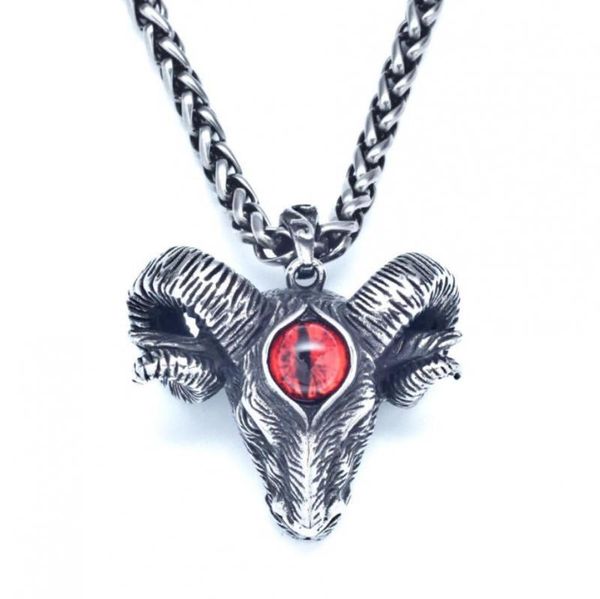 pendant necklaces retro hip hop gothic goat head men's necklace locomotive party casual banquet jewelry gift, Silver
pendant necklaces retro hip hop gothic goat head men's necklace locomotive party casual banquet jewelry gift, Silver