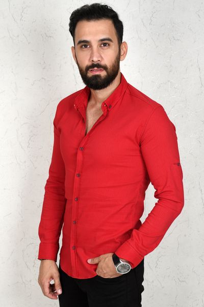 red tight-fitting mold male shirt 100 cotton relief pattern long business four seasons clothing 2000329 1a7n, White;black
red tight-fitting mold male shirt 100 cotton relief pattern long business four seasons clothing 2000329 1a7n, White;black