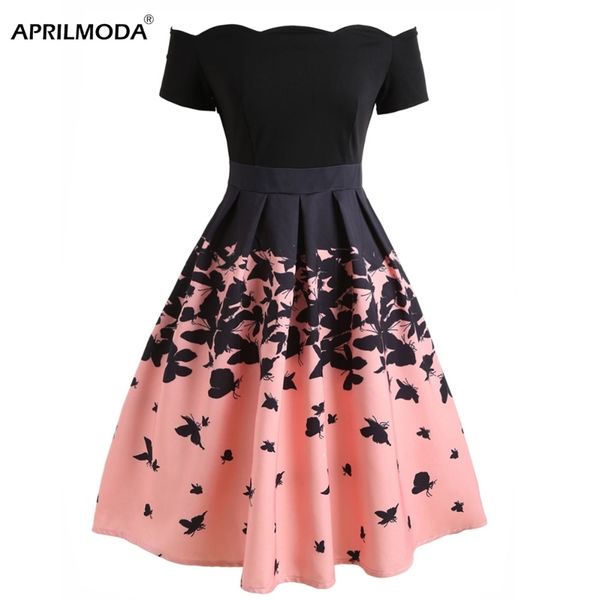 floral print women vintage dress slash neck black pink patchwork casual party dresses elegant a-line swing retro vestidos 210316, Black;gray
floral print women vintage dress slash neck black pink patchwork casual party dresses elegant a-line swing retro vestidos 210316, Black;gray