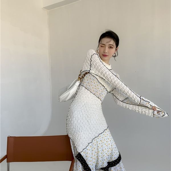 casual dresses white patchwork knitted women long sleeve tunic bodycon ditsy floral midi korean fashion clothing u87r, Black;gray
casual dresses white patchwork knitted women long sleeve tunic bodycon ditsy floral midi korean fashion clothing u87r, Black;gray