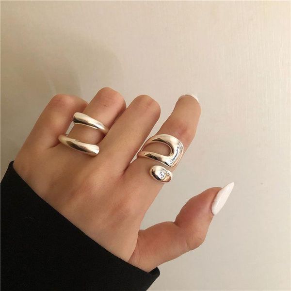 cluster rings minimalist for women fashion creative round hollow irregular geometric birthday party accessories jewelry gift femme, Golden;silver
cluster rings minimalist for women fashion creative round hollow irregular geometric birthday party accessories jewelry gift femme, Golden;silver