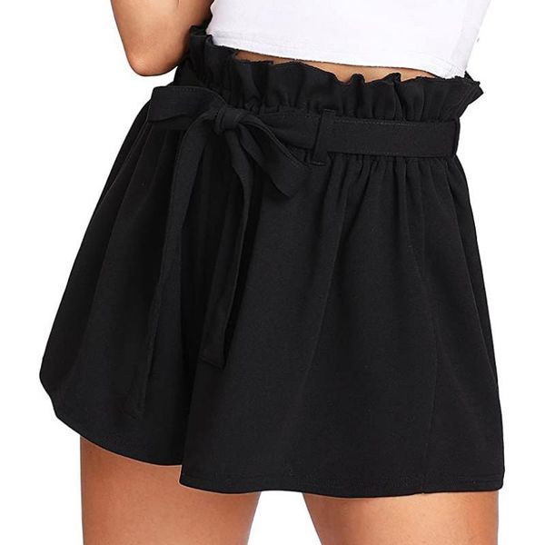fashion ladies sashes loose short women high waisted summer shorts casual summer shorts, White;black
fashion ladies sashes loose short women high waisted summer shorts casual summer shorts, White;black
