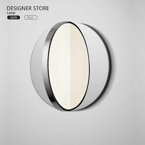 wall lamp half moon led personality fashion simple room bedroom atmosphere round decorative mirror front
wall lamp half moon led personality fashion simple room bedroom atmosphere round decorative mirror front