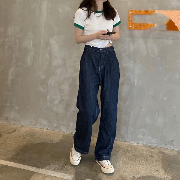 women's jeans retro blue denim women summer thin material wild straight loose 2021 autumn casual
women's jeans retro blue denim women summer thin material wild straight loose 2021 autumn casual