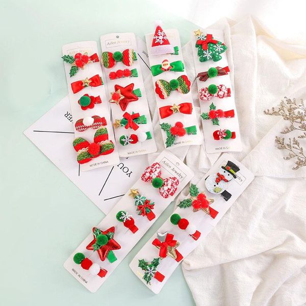 hair accessories 5pcs/set cute cartoon christmas gifts set girl clips barrettes ornament headband children hairpins, Slivery;white
hair accessories 5pcs/set cute cartoon christmas gifts set girl clips barrettes ornament headband children hairpins, Slivery;white