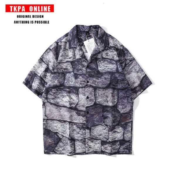 tkpavintage american stone print shirt short sleeve men's casual bf loose hip hop shirt, Tan;black
tkpavintage american stone print shirt short sleeve men's casual bf loose hip hop shirt, Tan;black