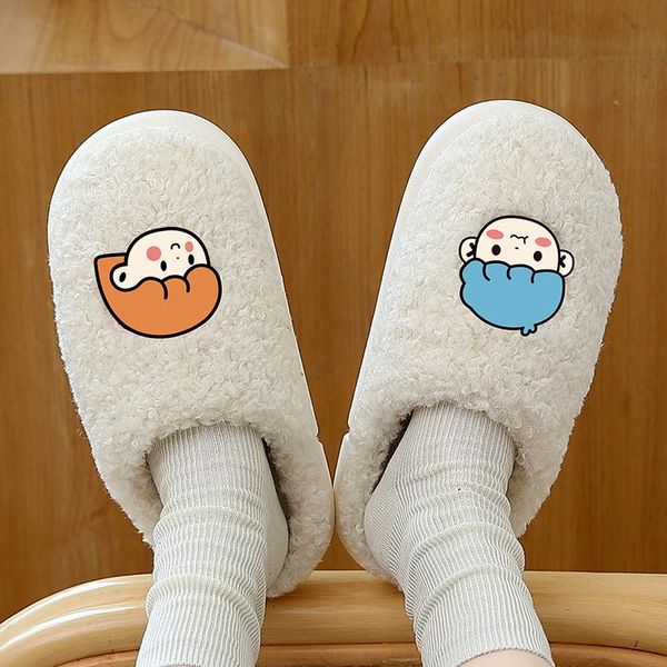 slippers winter women men furry cartoon soft insole home shoes thick curly plush indoor non-slip slide footwear, Black
slippers winter women men furry cartoon soft insole home shoes thick curly plush indoor non-slip slide footwear, Black