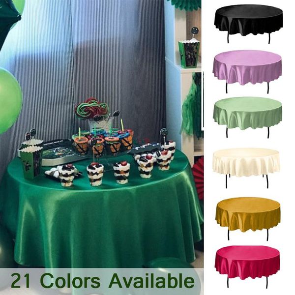 table cloth 145cmx145cm el tablecloth solid round satin for christmas wedding party restaurant banquet decor 21 colors
table cloth 145cmx145cm el tablecloth solid round satin for christmas wedding party restaurant banquet decor 21 colors