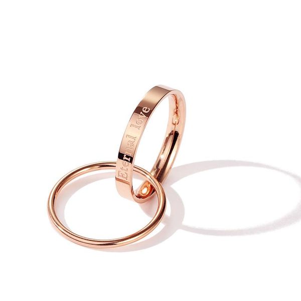 wedding rings yun ruo 316 l titanium steel jewelry double circle letter cross ring weeding anniversary rose gold fashion woman gift never fa, Slivery;golden
wedding rings yun ruo 316 l titanium steel jewelry double circle letter cross ring weeding anniversary rose gold fashion woman gift never fa, Slivery;golden