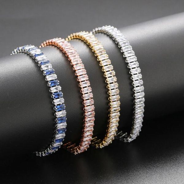 hip hop zircon bracelet 2.5mm chain single row rectangular full diamond tennis ball multicolor jewelry, Black
hip hop zircon bracelet 2.5mm chain single row rectangular full diamond tennis ball multicolor jewelry, Black